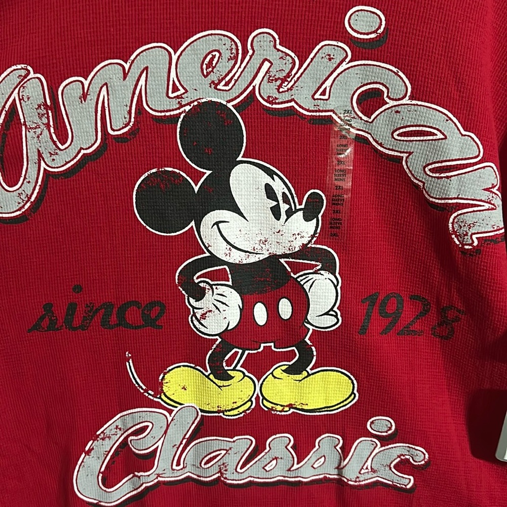 New Disney Mickey Mouse Crewneck Shirt size 2XL
